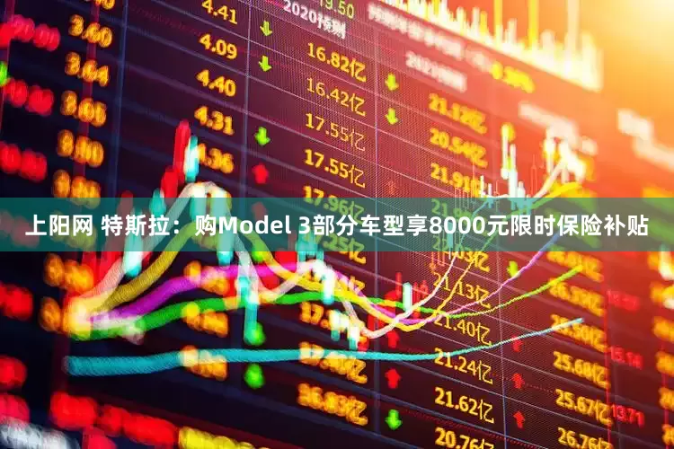 上阳网 特斯拉：购Model 3部分车型享8000元限时保险补贴