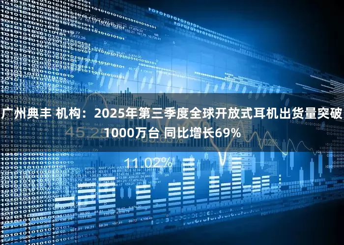 广州典丰 机构：2025年第三季度全球开放式耳机出货量突破1000万台 同比增长69%