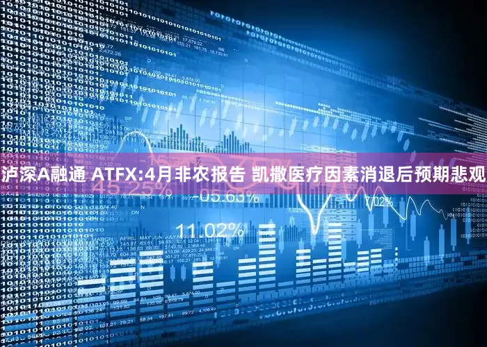 泸深A融通 ATFX:4月非农报告 凯撒医疗因素消退后预期悲观